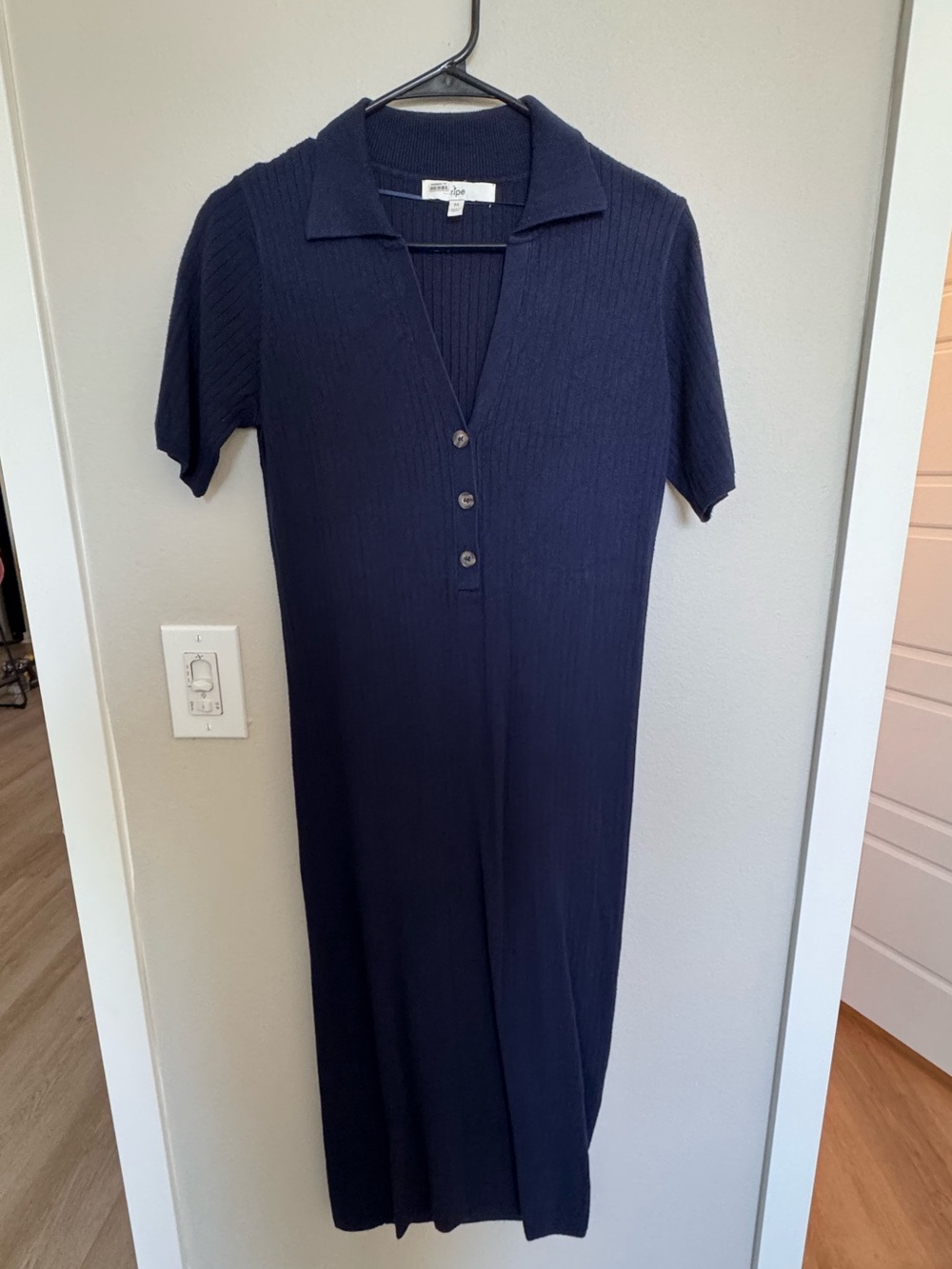 Anthropologie- Ripe brand Navy sweater dress